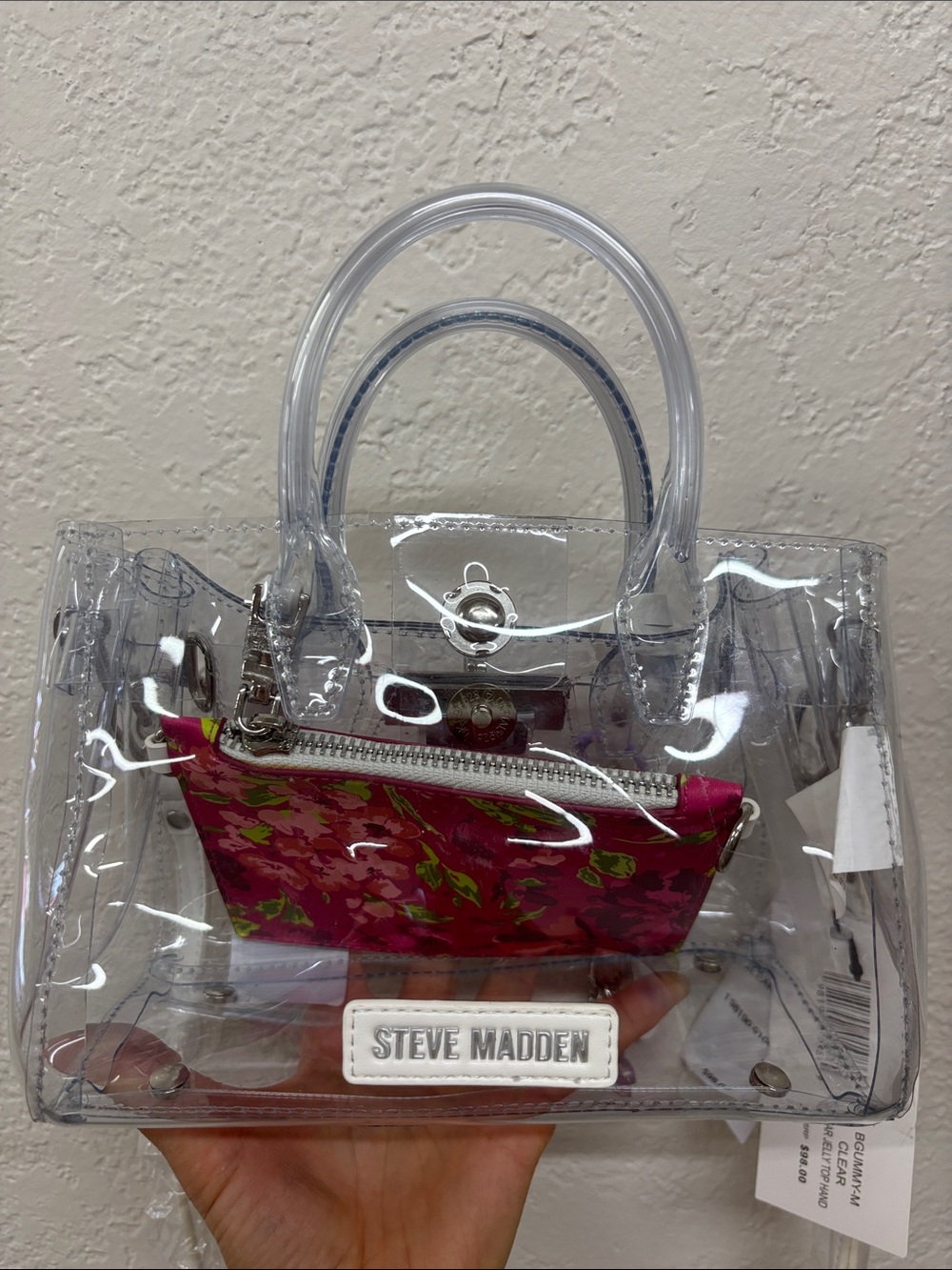 Steve Madden bgummy crossbody bag clear - Picture 9 of 16